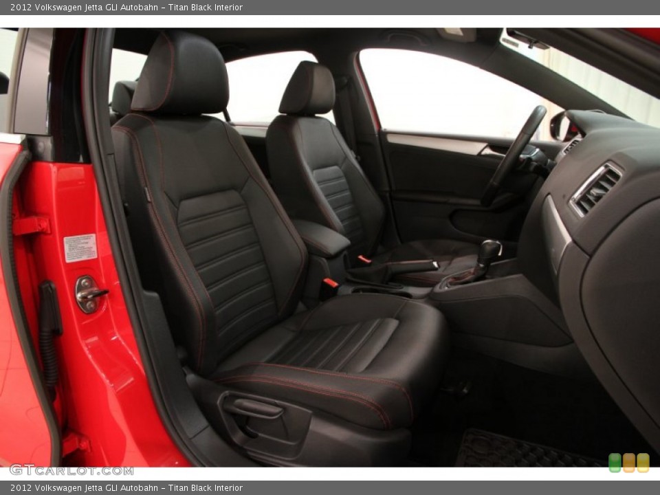 Titan Black Interior Front Seat for the 2012 Volkswagen Jetta GLI Autobahn #89918112