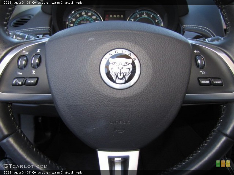 Warm Charcoal Interior Steering Wheel for the 2013 Jaguar XK XK Convertible #89919747