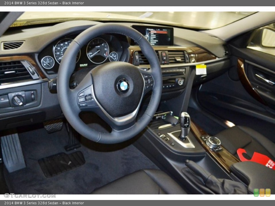Black Interior Prime Interior for the 2014 BMW 3 Series 328d Sedan #89919882