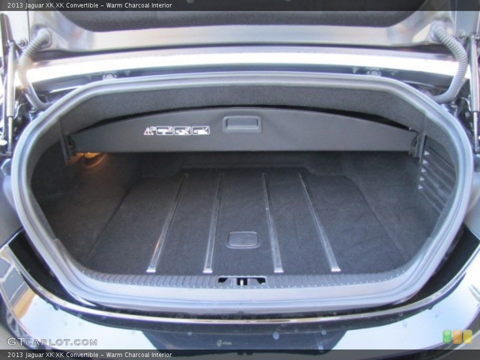 Warm Charcoal Interior Trunk for the 2013 Jaguar XK XK Convertible #89920029