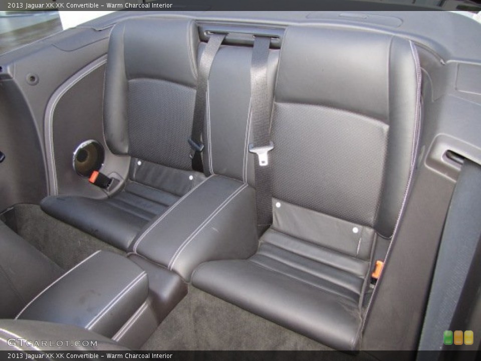 Warm Charcoal Interior Rear Seat for the 2013 Jaguar XK XK Convertible #89920080