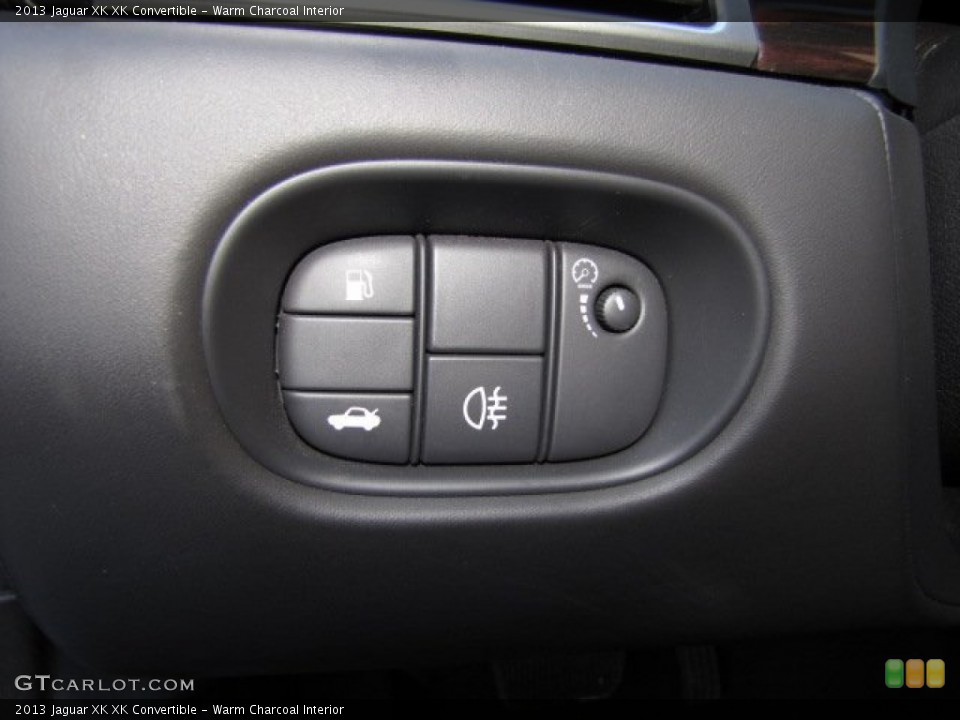 Warm Charcoal Interior Controls for the 2013 Jaguar XK XK Convertible #89920122