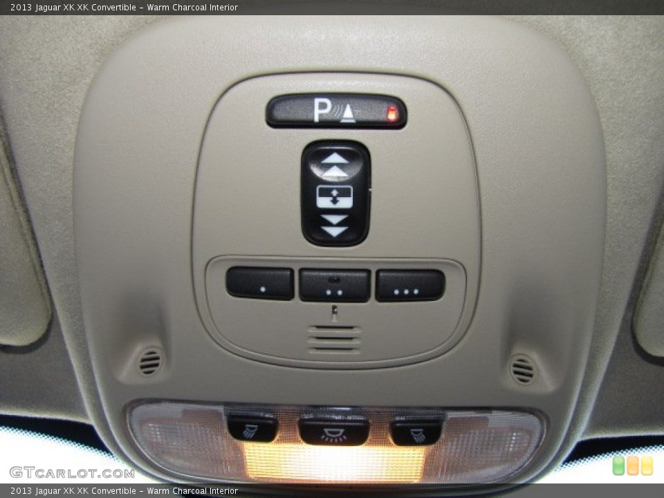 Warm Charcoal Interior Controls for the 2013 Jaguar XK XK Convertible #89920143