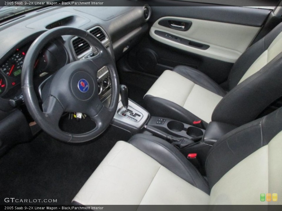 Black/Parchment Interior Photo for the 2005 Saab 9-2X Linear Wagon #89921172