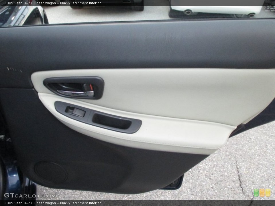 Black/Parchment Interior Door Panel for the 2005 Saab 9-2X Linear Wagon #89921481