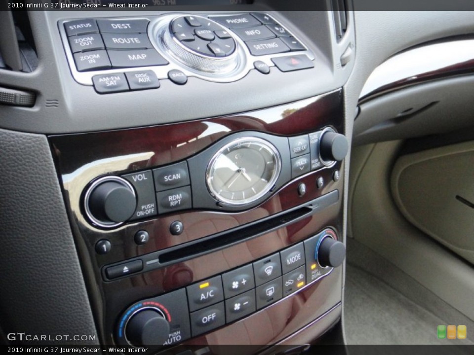 Wheat Interior Controls for the 2010 Infiniti G 37 Journey Sedan #89923392