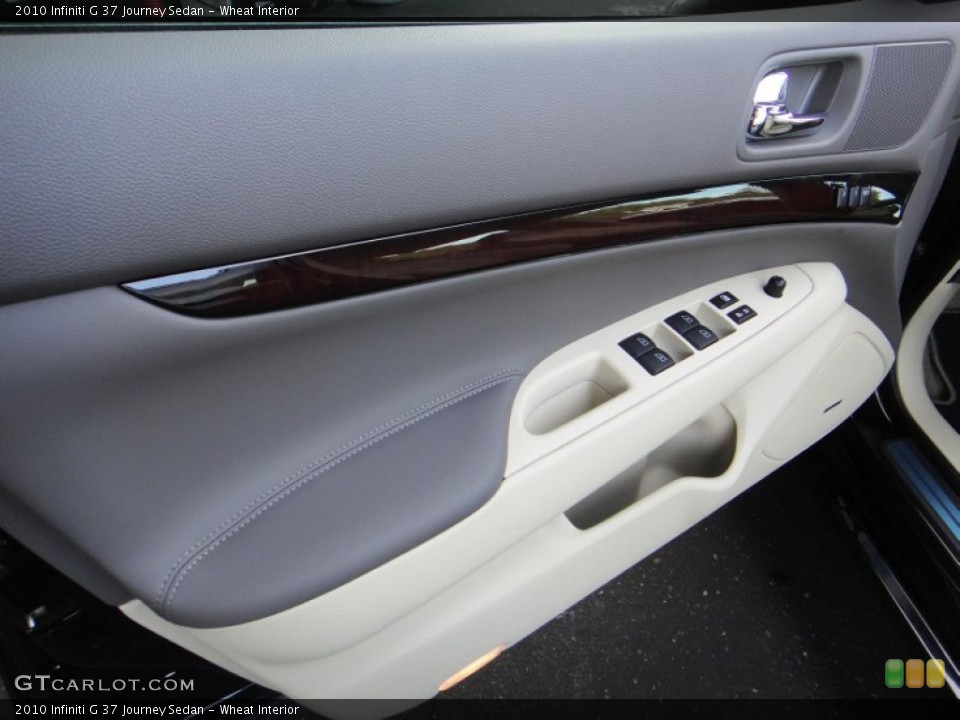 Wheat Interior Door Panel for the 2010 Infiniti G 37 Journey Sedan #89923542