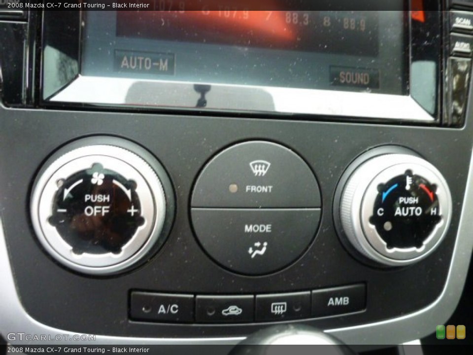 Black Interior Controls for the 2008 Mazda CX-7 Grand Touring #89925549