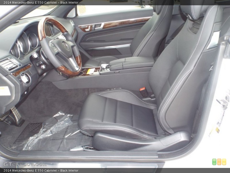Black Interior Photo for the 2014 Mercedes-Benz E 550 Cabriolet #89926314