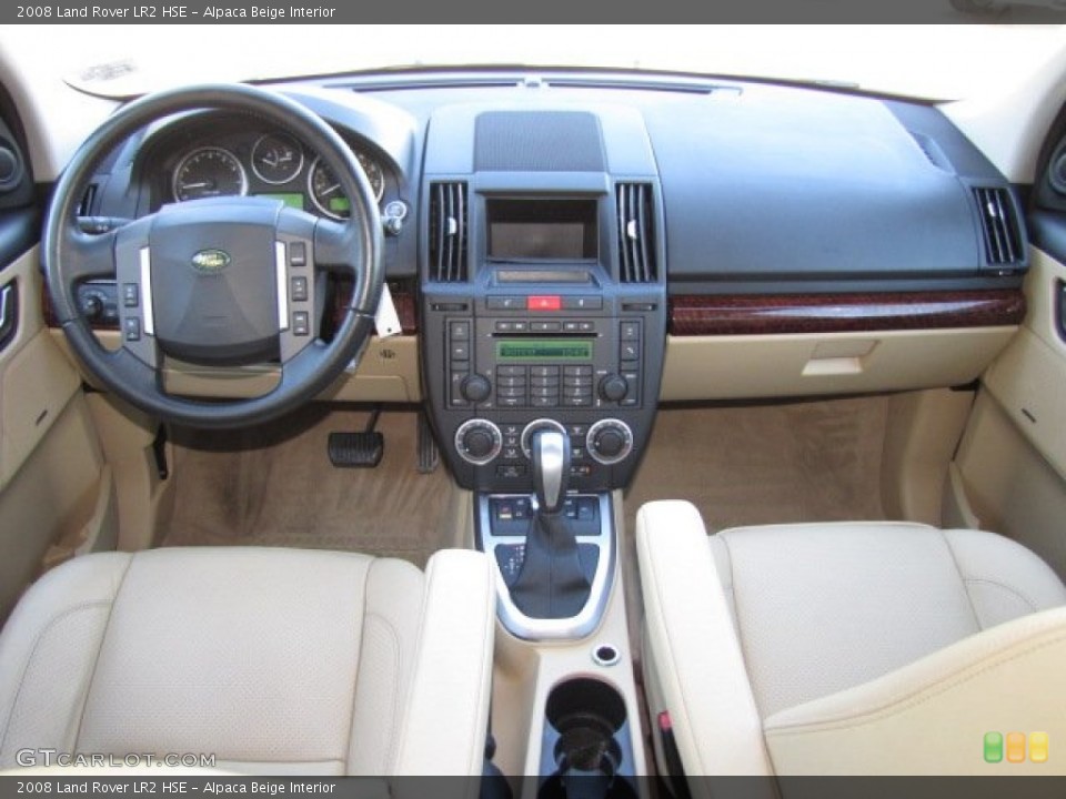 Alpaca Beige Interior Dashboard for the 2008 Land Rover LR2 HSE #89926386