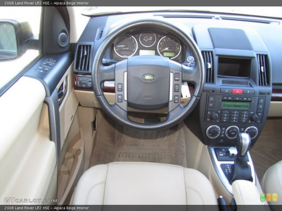 Alpaca Beige Interior Dashboard for the 2008 Land Rover LR2 HSE #89926617