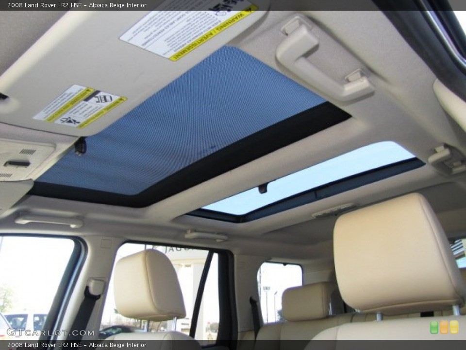 Alpaca Beige Interior Sunroof for the 2008 Land Rover LR2 HSE #89926965