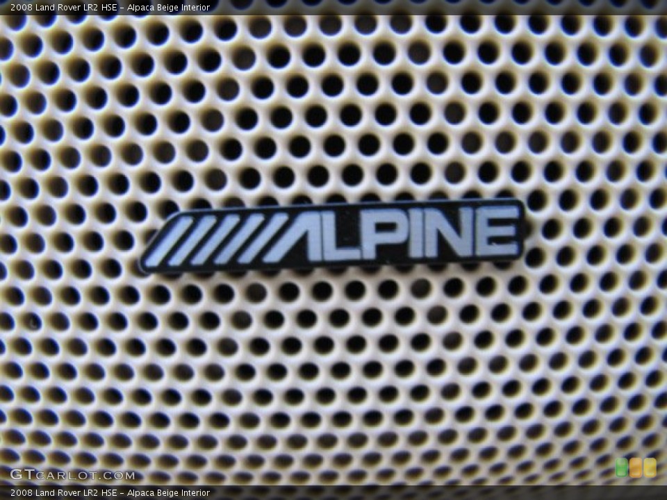 Alpaca Beige Interior Audio System for the 2008 Land Rover LR2 HSE #89926989