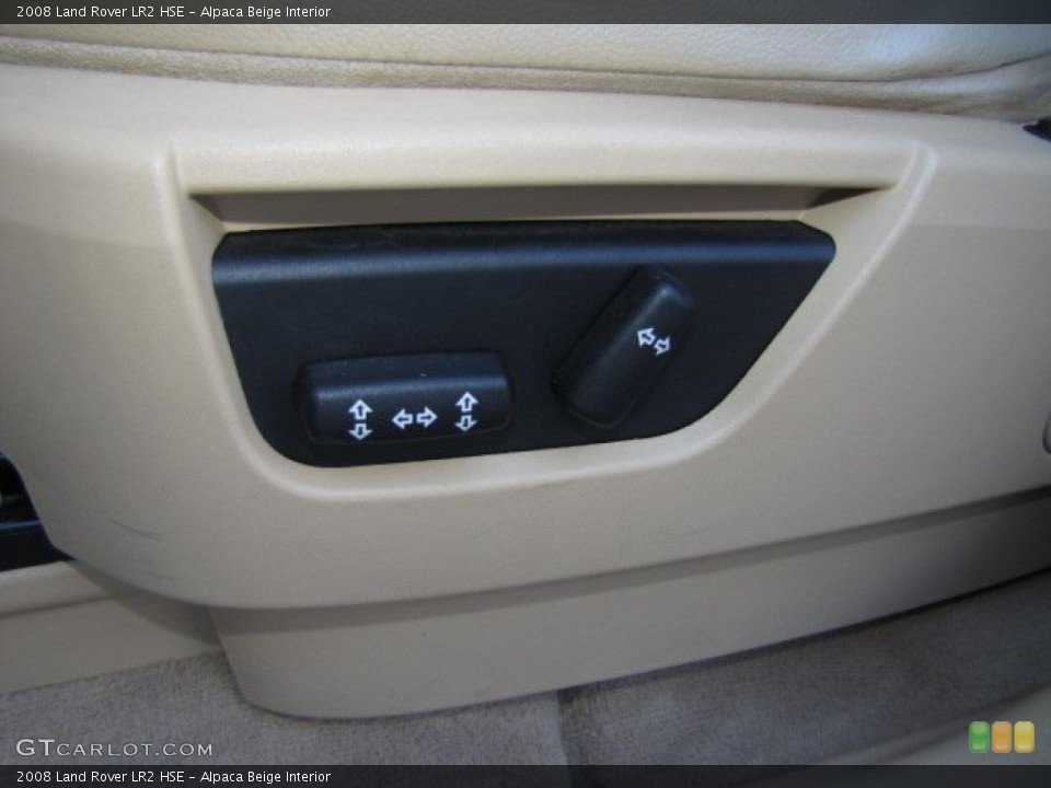 Alpaca Beige Interior Controls for the 2008 Land Rover LR2 HSE #89927007