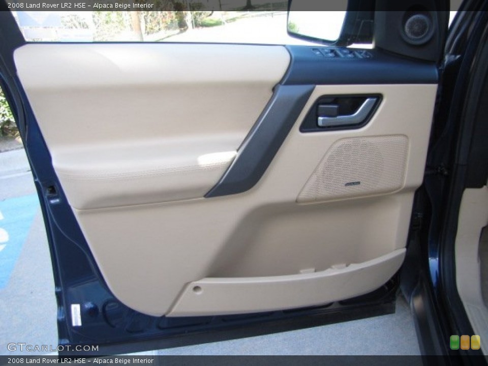 Alpaca Beige Interior Door Panel for the 2008 Land Rover LR2 HSE #89927106