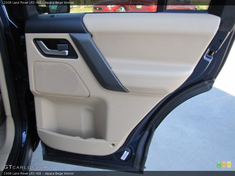 Alpaca Beige Interior Door Panel for the 2008 Land Rover LR2 HSE #89927154