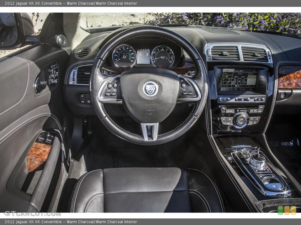 Warm Charcoal/Warm Charcoal Interior Dashboard for the 2012 Jaguar XK XK Convertible #89927169