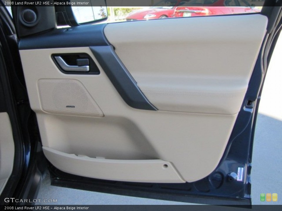 Alpaca Beige Interior Door Panel for the 2008 Land Rover LR2 HSE #89927172