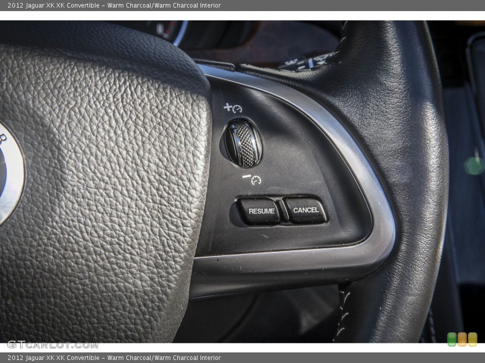 Warm Charcoal/Warm Charcoal Interior Controls for the 2012 Jaguar XK XK Convertible #89927598