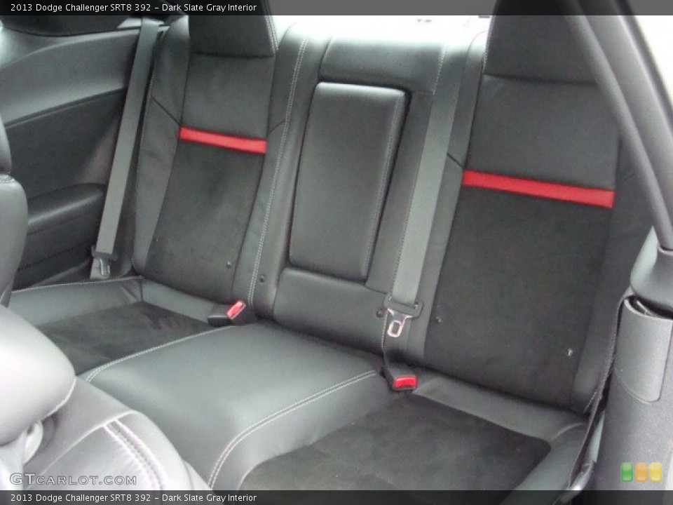 Dark Slate Gray Interior Rear Seat for the 2013 Dodge Challenger SRT8 392 #89927691