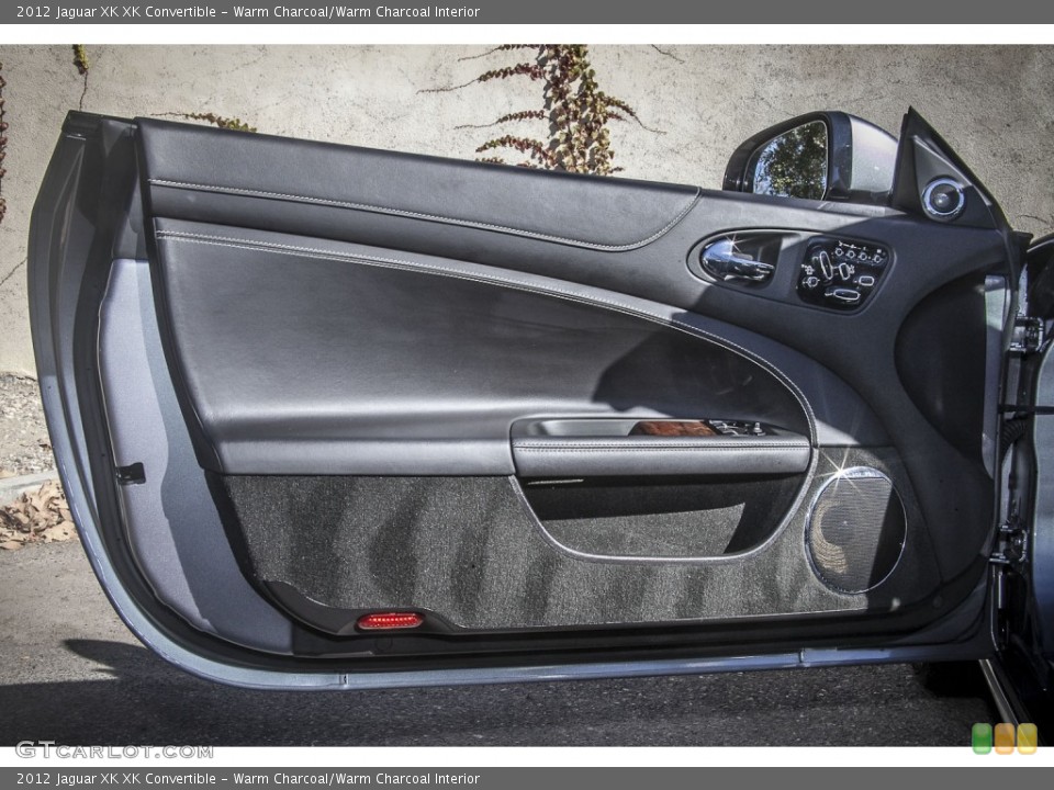 Warm Charcoal/Warm Charcoal Interior Door Panel for the 2012 Jaguar XK XK Convertible #89927721