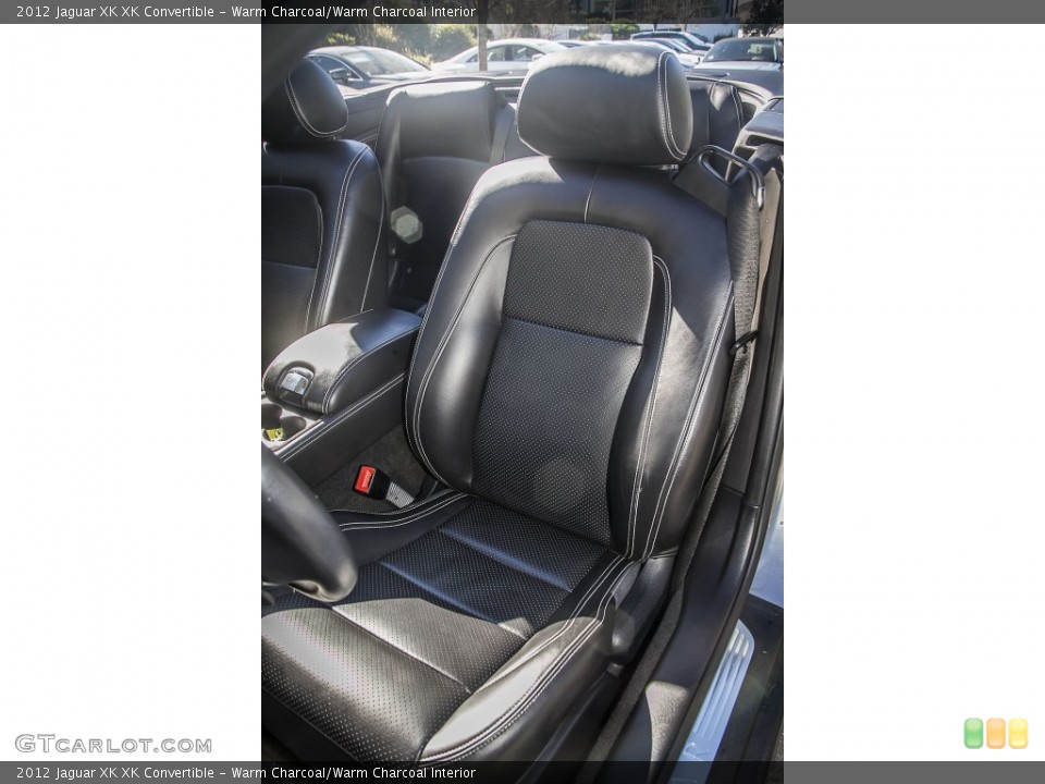 Warm Charcoal/Warm Charcoal Interior Front Seat for the 2012 Jaguar XK XK Convertible #89927769