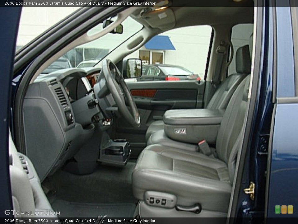 Medium Slate Gray Interior Photo for the 2006 Dodge Ram 3500 Laramie Quad Cab 4x4 Dually #89929032