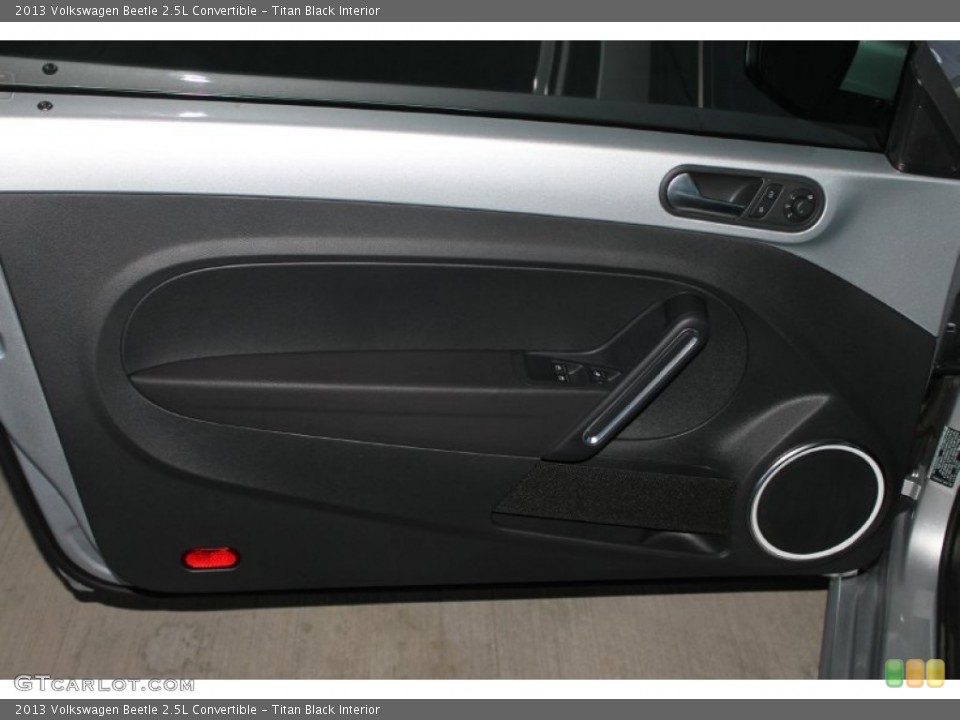 Titan Black Interior Door Panel for the 2013 Volkswagen Beetle 2.5L Convertible #89930040