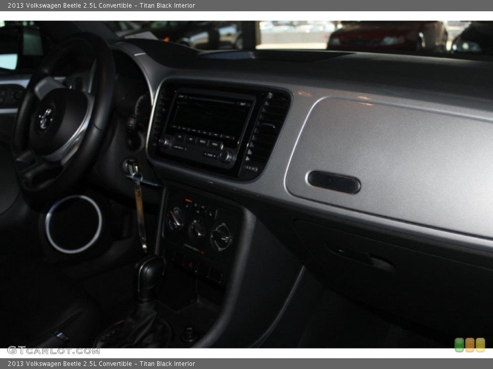 Titan Black Interior Dashboard for the 2013 Volkswagen Beetle 2.5L Convertible #89930331
