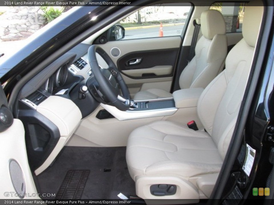 Almond/Espresso Interior Front Seat for the 2014 Land Rover Range Rover Evoque Pure Plus #89930814
