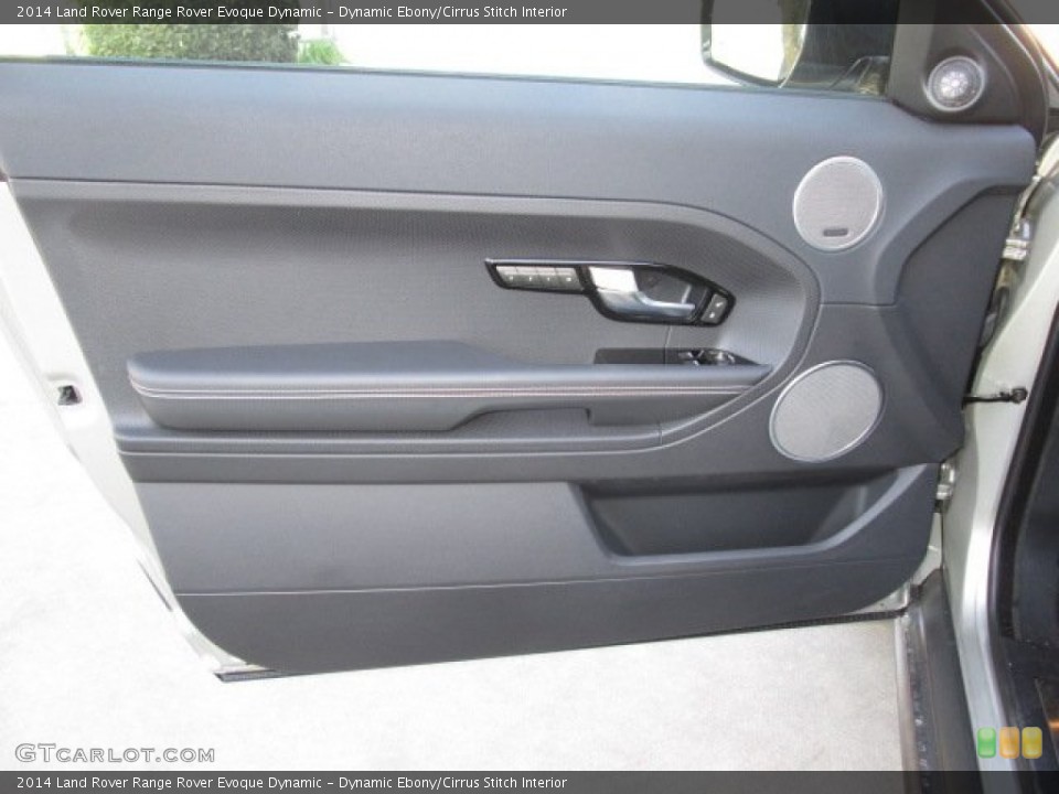 Dynamic Ebony/Cirrus Stitch Interior Door Panel for the 2014 Land Rover Range Rover Evoque Dynamic #89931512