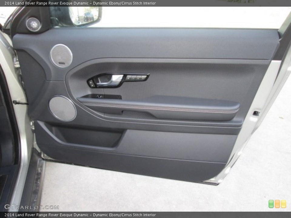 Dynamic Ebony/Cirrus Stitch Interior Door Panel for the 2014 Land Rover Range Rover Evoque Dynamic #89931530