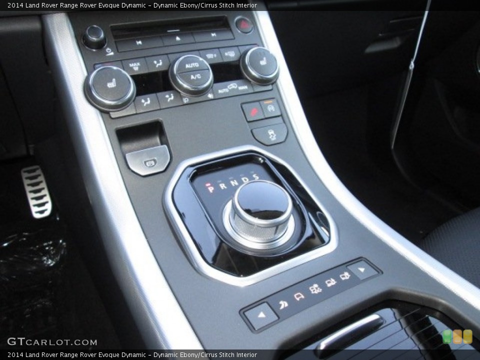 Dynamic Ebony/Cirrus Stitch Interior Transmission for the 2014 Land Rover Range Rover Evoque Dynamic #89931546
