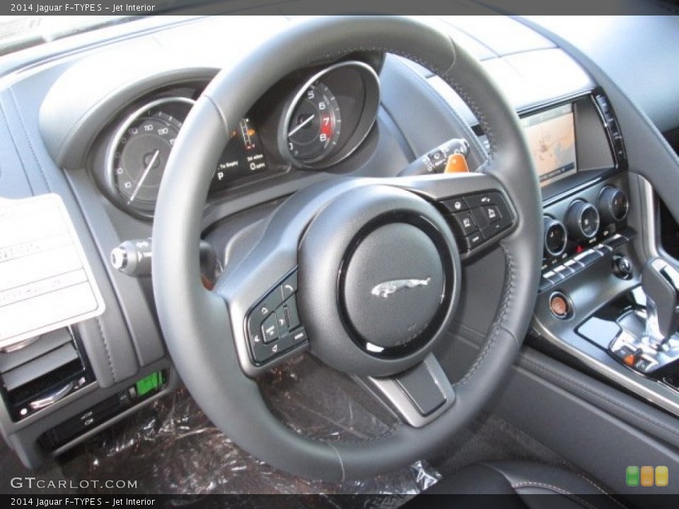 Jet Interior Steering Wheel for the 2014 Jaguar F-TYPE S #89931960
