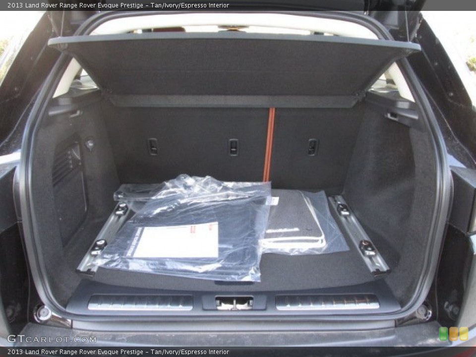 Tan/Ivory/Espresso Interior Trunk for the 2013 Land Rover Range Rover Evoque Prestige #89933397