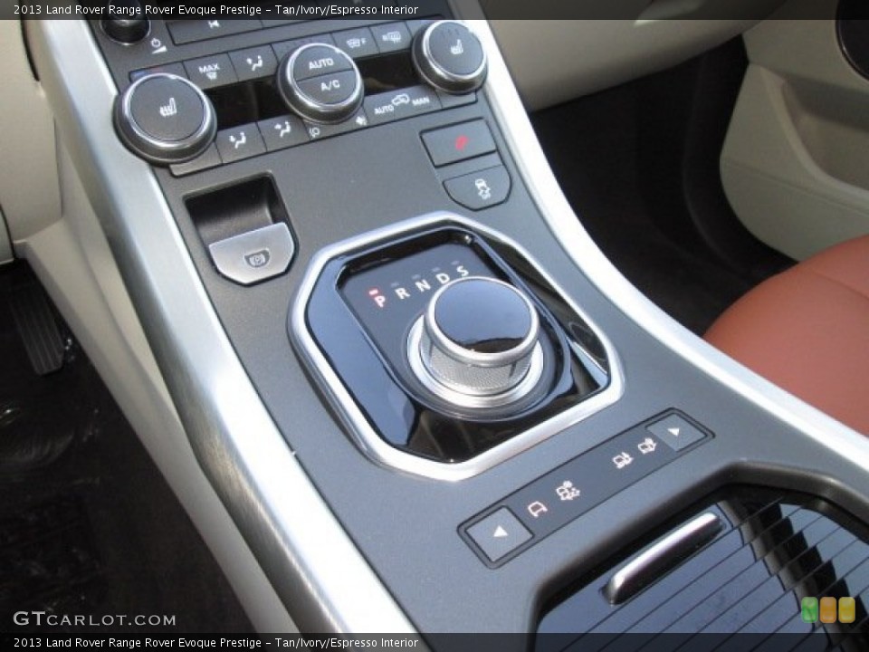 Tan/Ivory/Espresso Interior Transmission for the 2013 Land Rover Range Rover Evoque Prestige #89933580