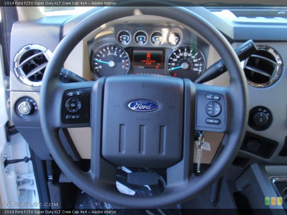 Adobe Interior Steering Wheel for the 2014 Ford F250 Super Duty XLT Crew Cab 4x4 #89933673