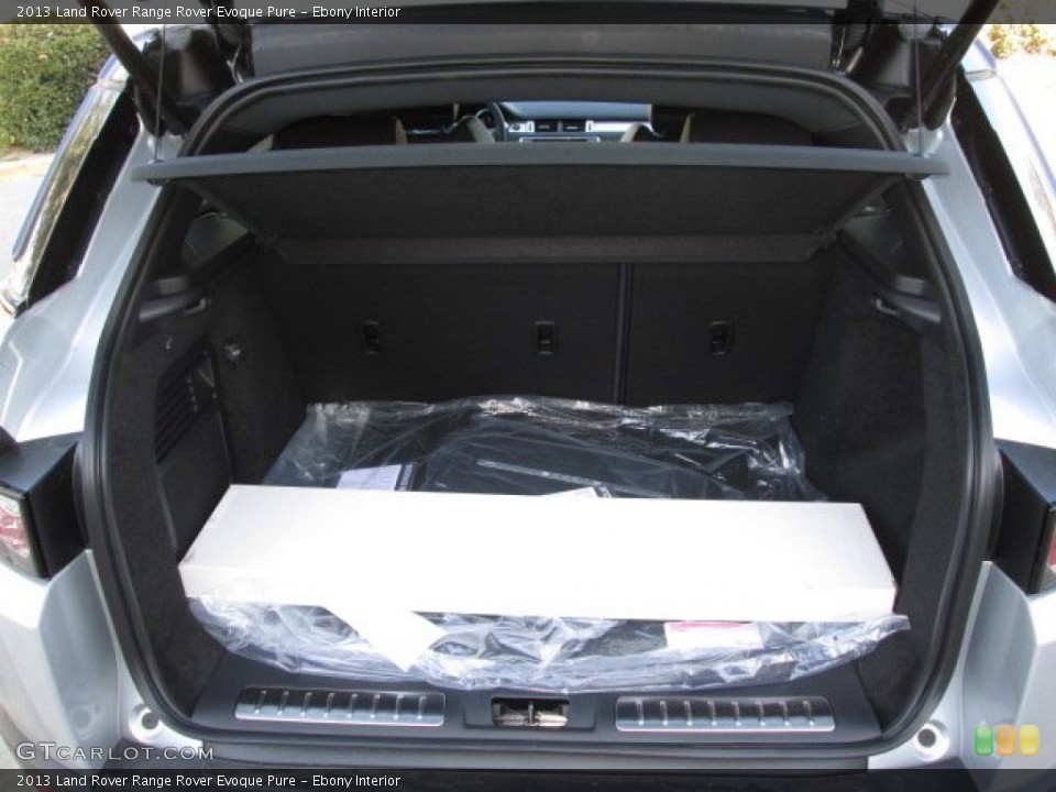 Ebony Interior Trunk for the 2013 Land Rover Range Rover Evoque Pure #89933858