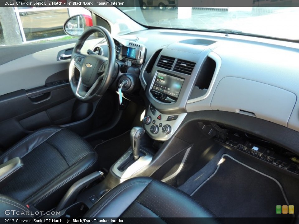 Jet Black/Dark Titanium Interior Photo for the 2013 Chevrolet Sonic LTZ Hatch #89933913
