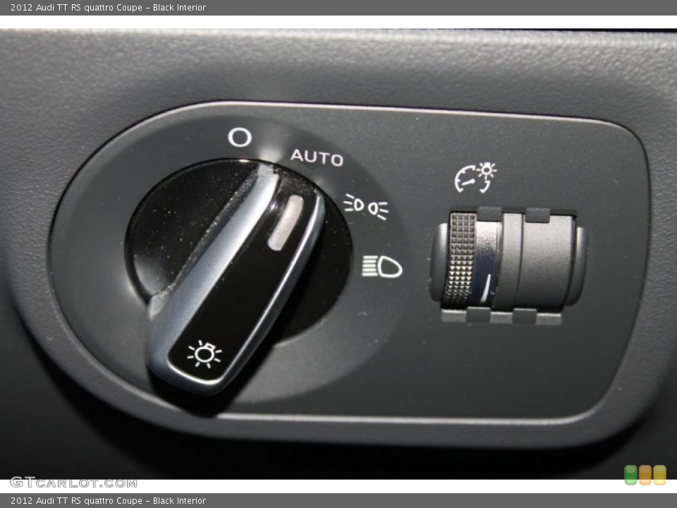 Black Interior Controls for the 2012 Audi TT RS quattro Coupe #89935545