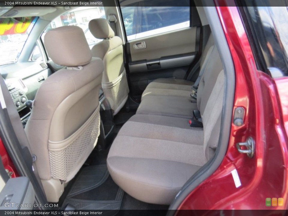 Sandblast Beige Interior Rear Seat for the 2004 Mitsubishi Endeavor XLS #89938425