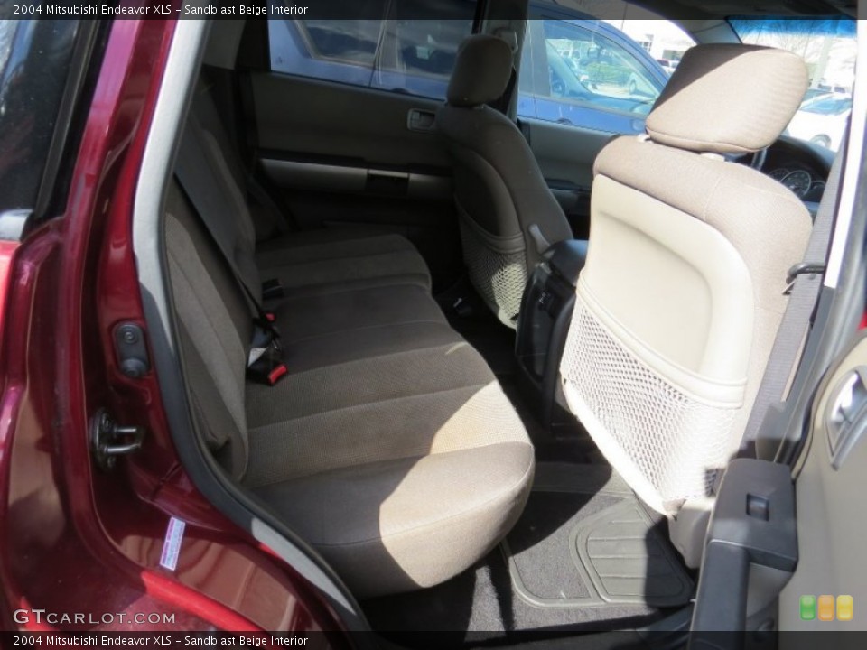 Sandblast Beige Interior Rear Seat for the 2004 Mitsubishi Endeavor XLS #89938470