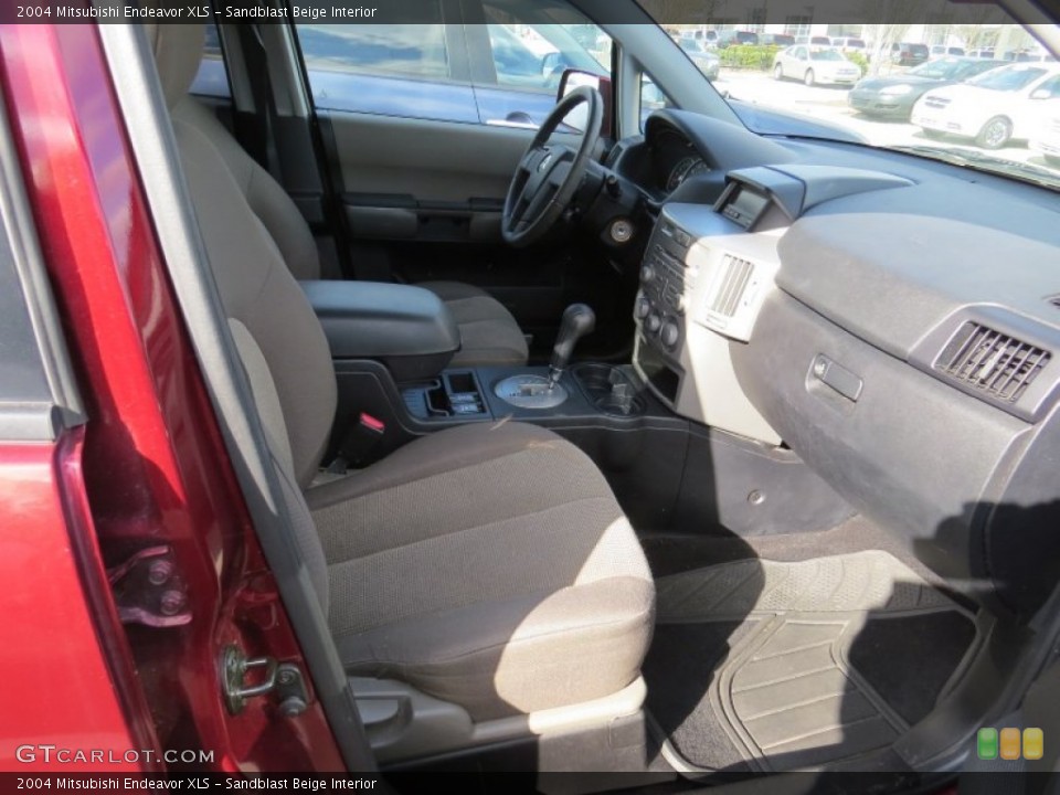 Sandblast Beige Interior Front Seat for the 2004 Mitsubishi Endeavor XLS #89938491