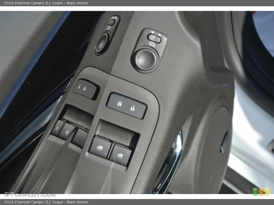 Black Interior Controls for the 2014 Chevrolet Camaro ZL1 Coupe #89938587