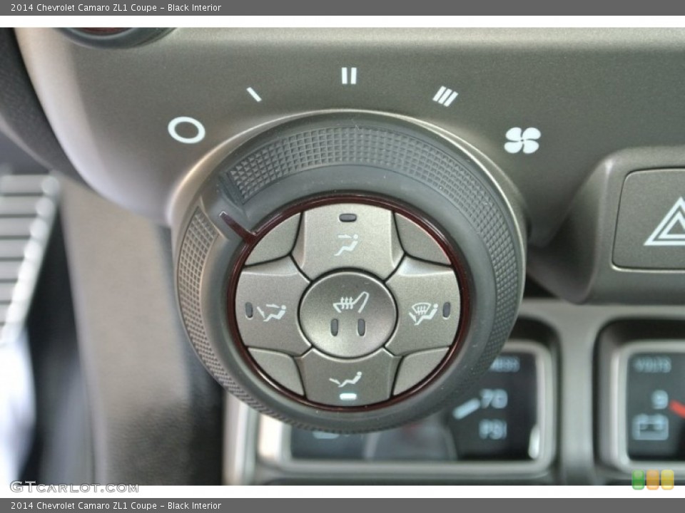 Black Interior Controls for the 2014 Chevrolet Camaro ZL1 Coupe #89938668