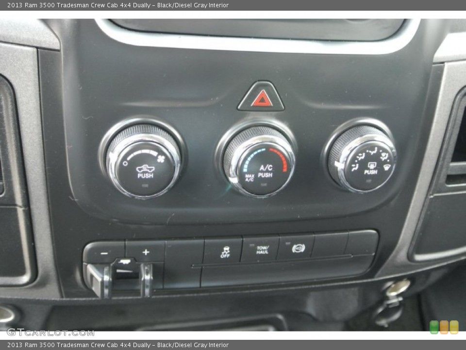 Black/Diesel Gray Interior Controls for the 2013 Ram 3500 Tradesman Crew Cab 4x4 Dually #89939310