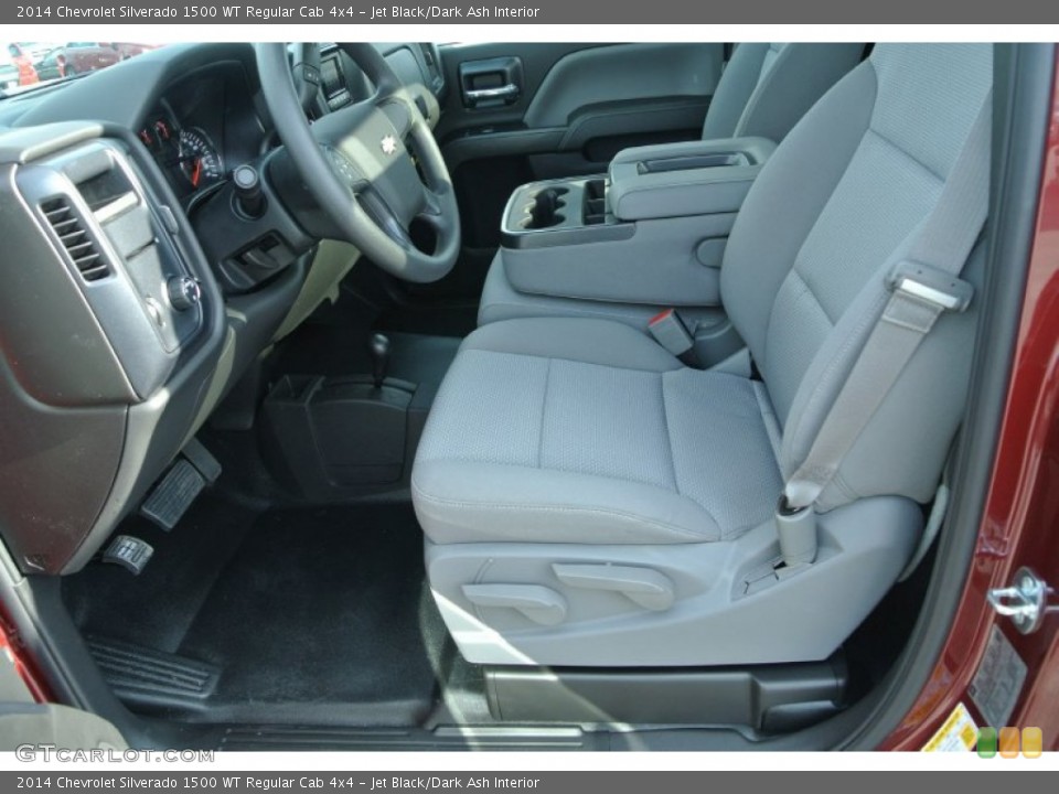 Jet Black/Dark Ash Interior Photo for the 2014 Chevrolet Silverado 1500 WT Regular Cab 4x4 #89939754