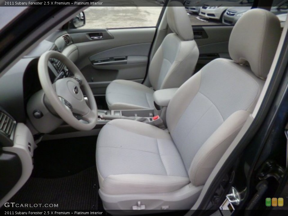 Platinum Interior Front Seat for the 2011 Subaru Forester 2.5 X Premium #89942178