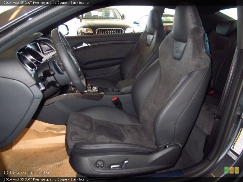 Black Interior Front Seat for the 2014 Audi S5 3.0T Prestige quattro Coupe #89943027