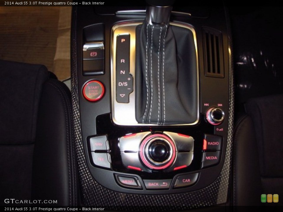 Black Interior Controls for the 2014 Audi S5 3.0T Prestige quattro Coupe #89943153